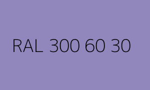 Szín RAL 300 60 30