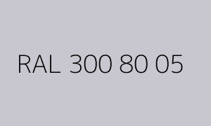 Szín RAL 300 80 05