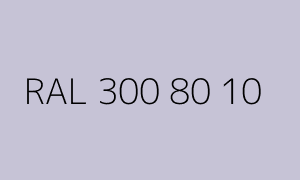 Szín RAL 300 80 10