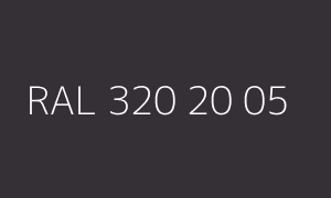 Szín RAL 320 20 05