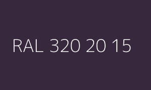 Szín RAL 320 20 15