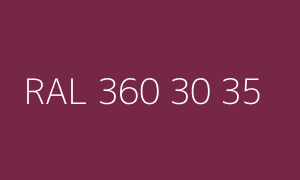 Szín RAL 360 30 35