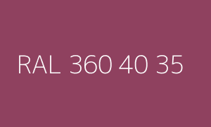 Szín RAL 360 40 35
