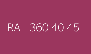 Szín RAL 360 40 45