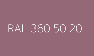 Szín RAL 360 50 20