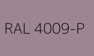 Szín RAL 4009-P
