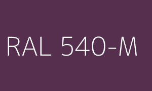 Szín RAL 540-M