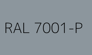 Szín RAL 7001-P