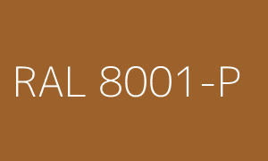 Szín RAL 8001-P