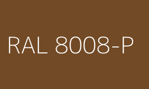 Szín RAL 8008-P